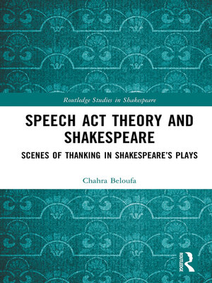 cover image of Speech Act Theory and Shakespeare